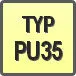 Piktogram - Typ: PU35